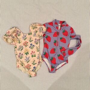 🍓Mini Boden Swimsuit Bundle (4-5y)🌺